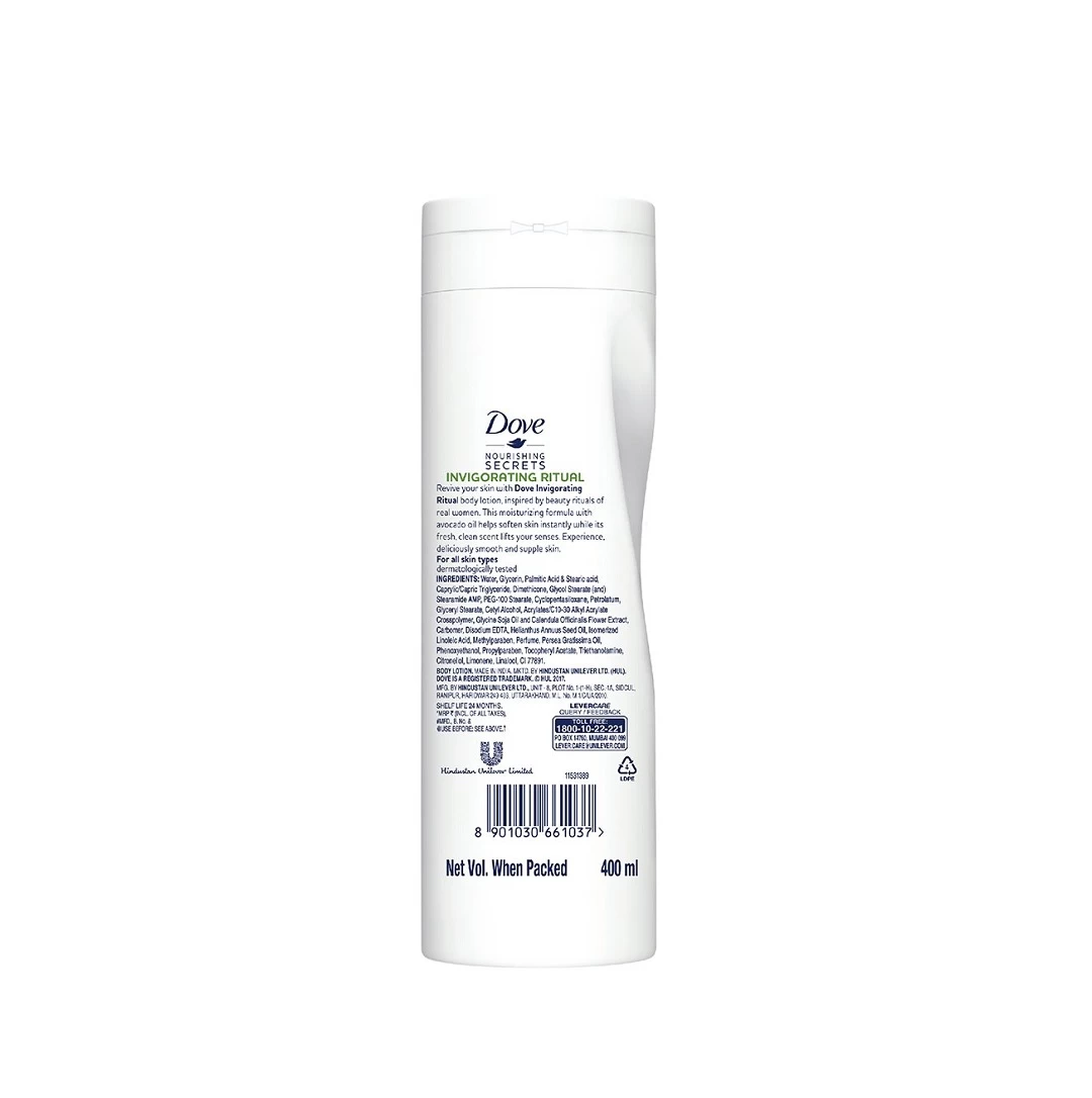 Dove Invigorating Ritual Body Lotion, 400ml